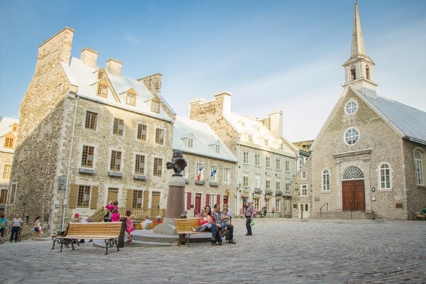 Place Royale in Lower Town Quebec