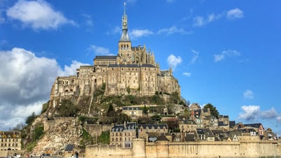 Le Mont St-Michel in Normandy France