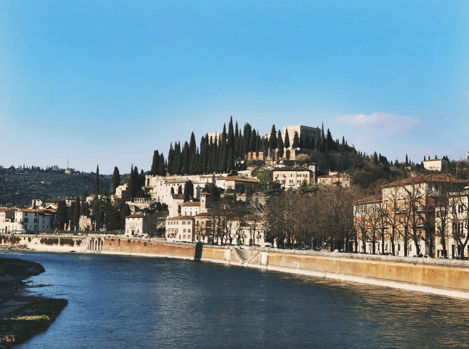 City landscape of Verona, Italy 