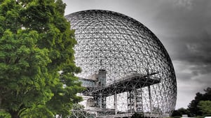Montreal Biosphere in Montreal, Canada.