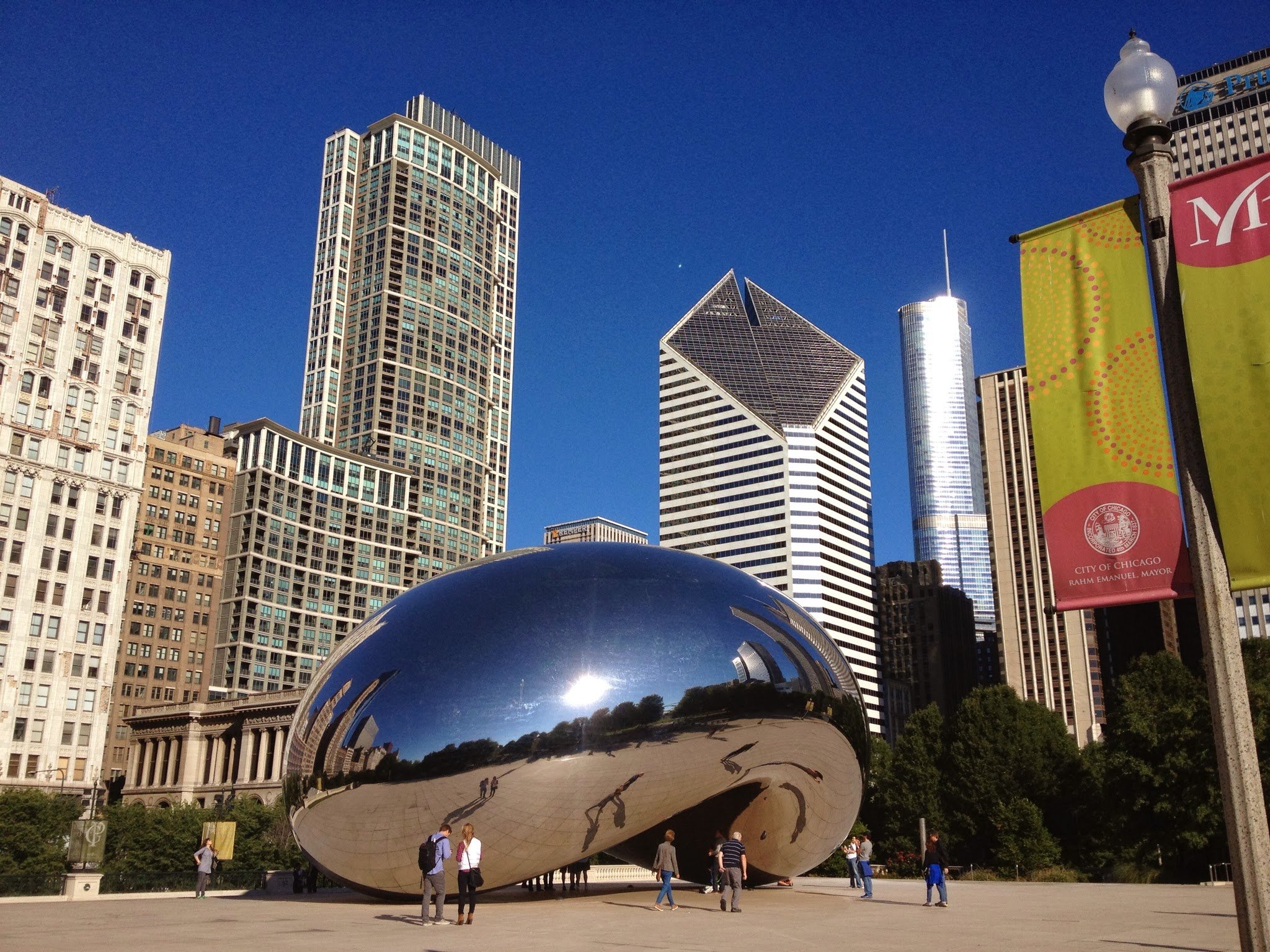 The Bean in downtown Chicago 