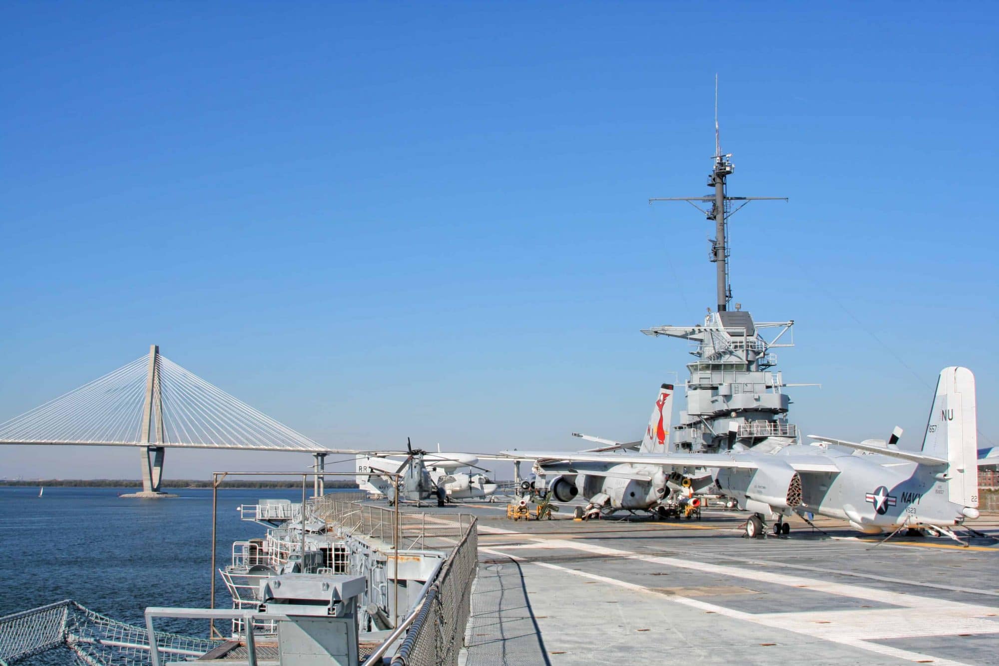 USS Yorktown Aircraft Carrier in Charleston, USA