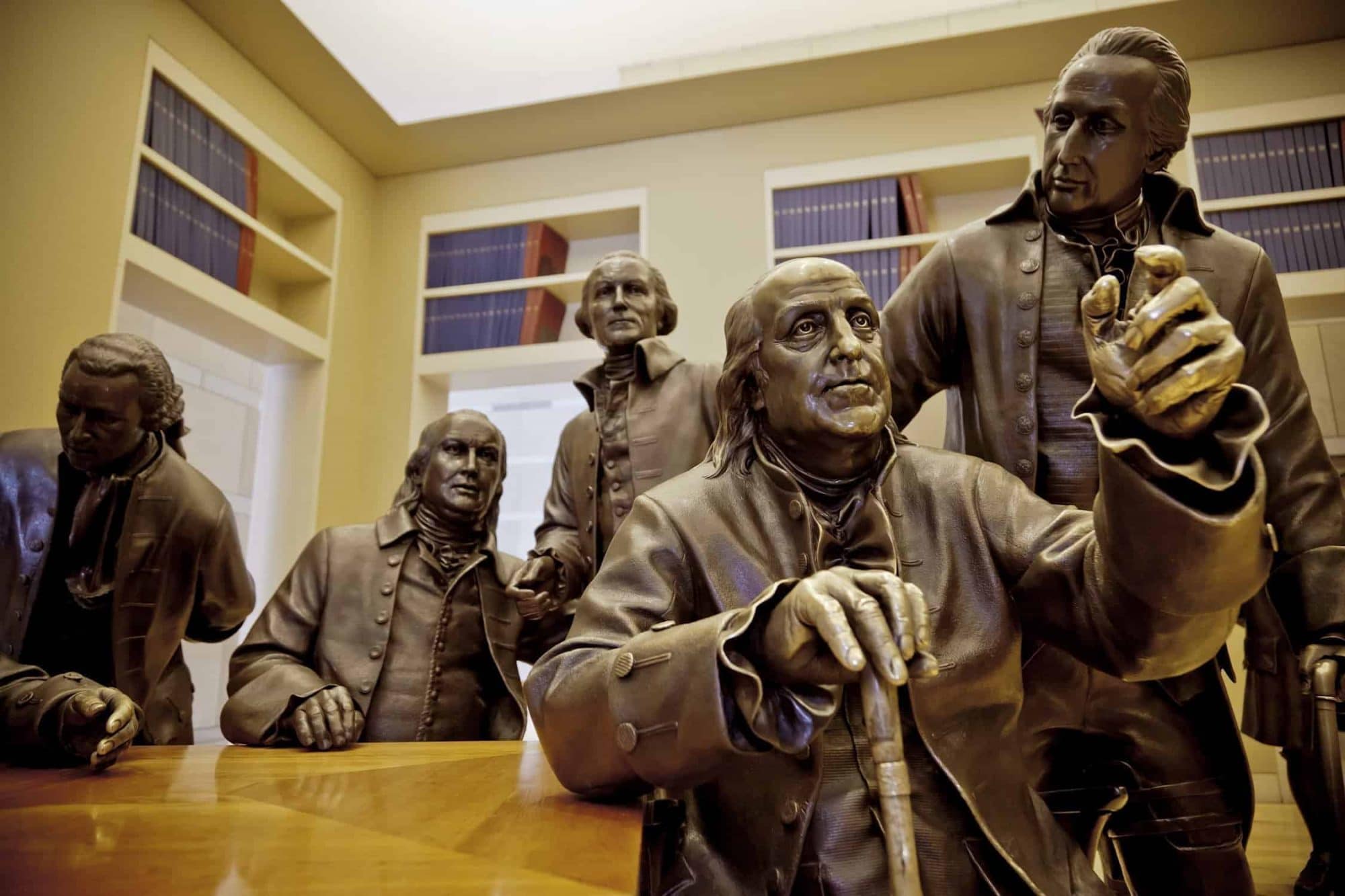 Founding Fathers Statue in Philadelphia