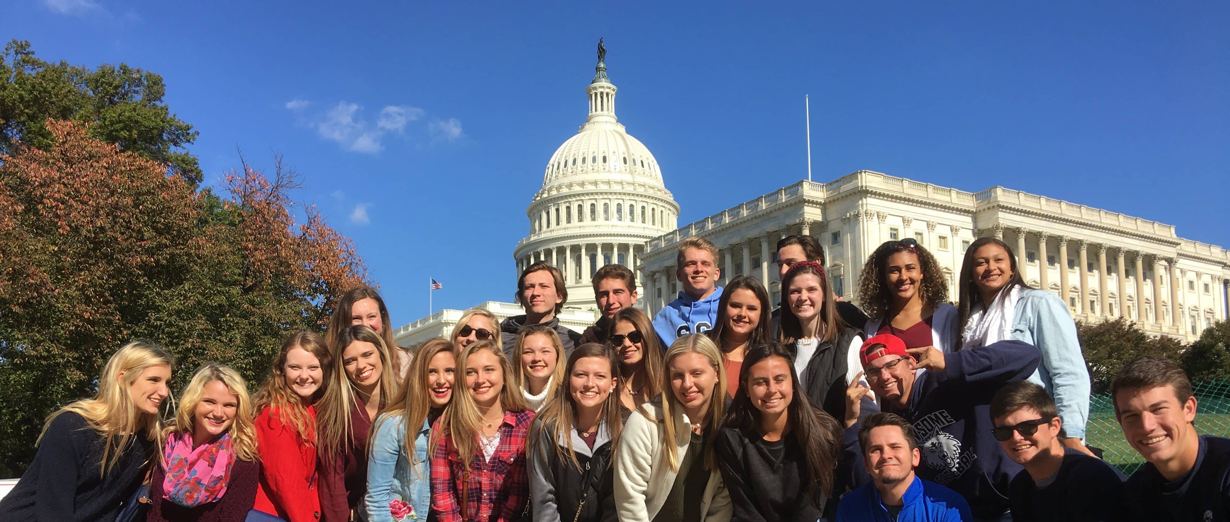 sga students at  the us capitol