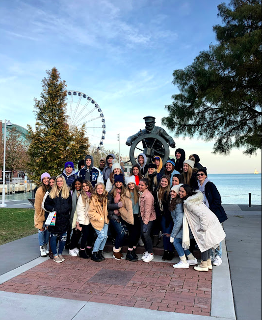 Navy Pier with GO Educational Tours travellers.