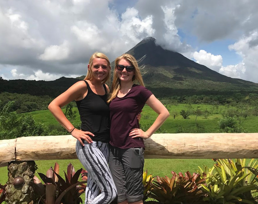 Students at Arenal Volcano National Park with GO Educational Tours