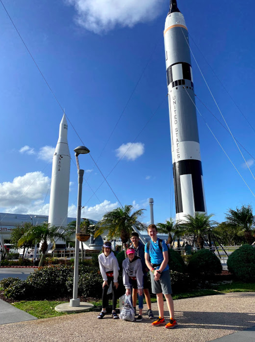 student at the Kennedy Space center