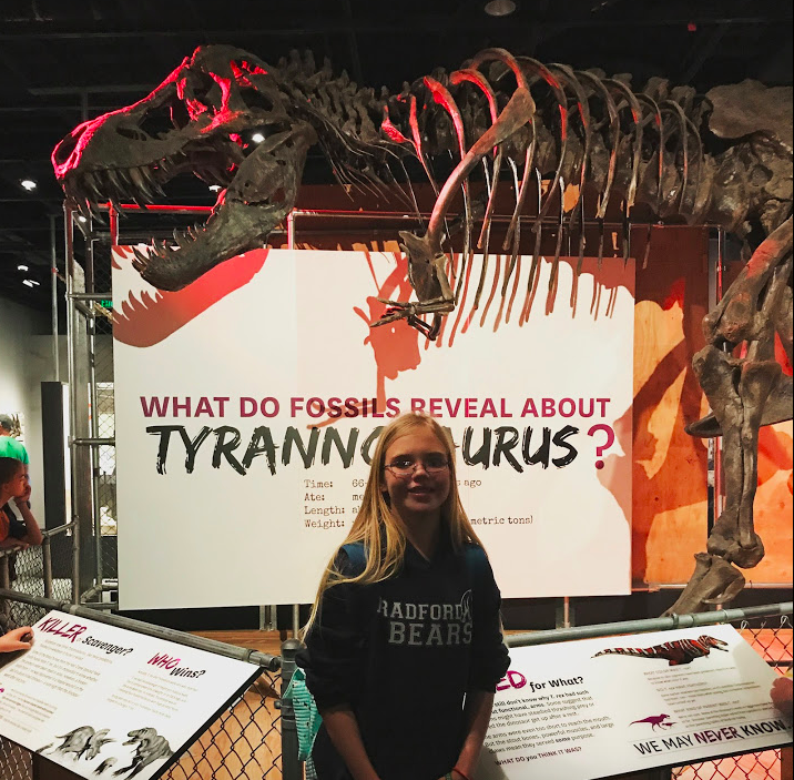 Student at the Smithsonian Museum of Natural History in Washington, D.C.