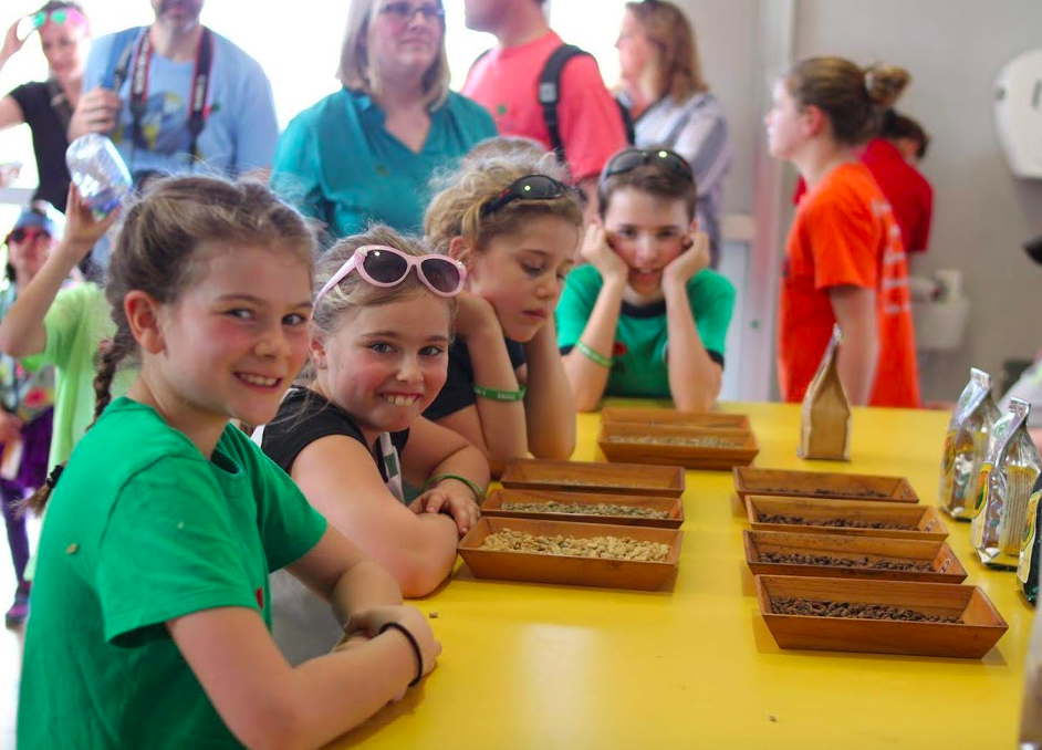 Students during the Doka Estate Coffee Tour workshop. 