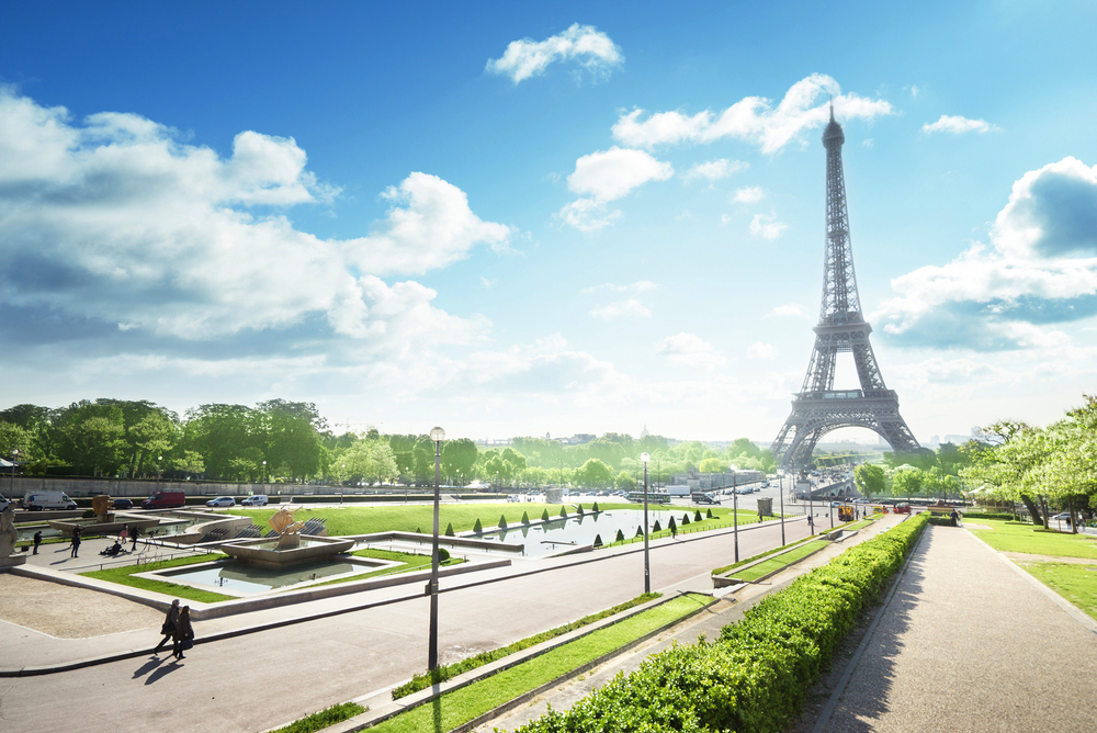 The Eiffel Tower in Paris, France