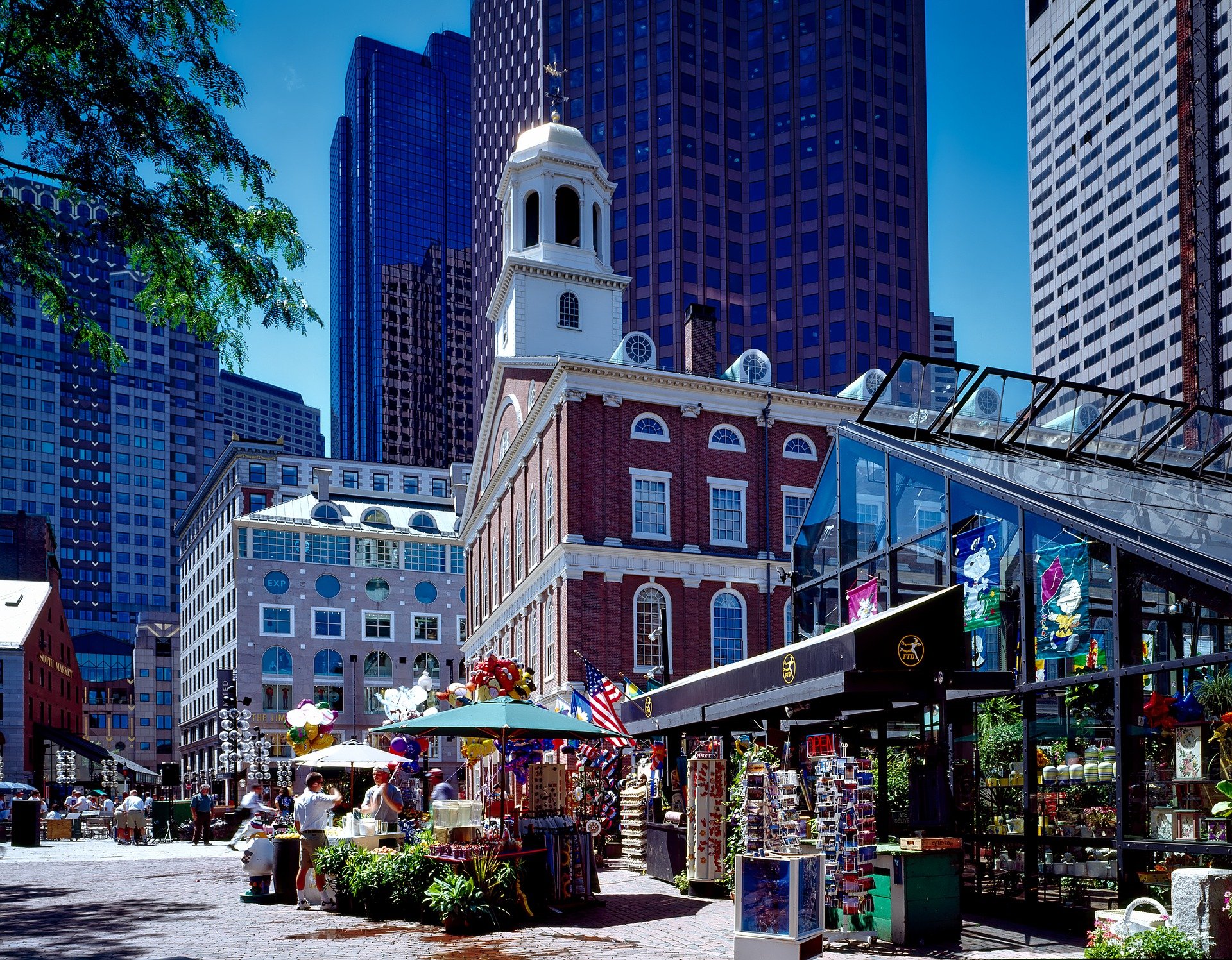 Faneuil Hall during the day. 