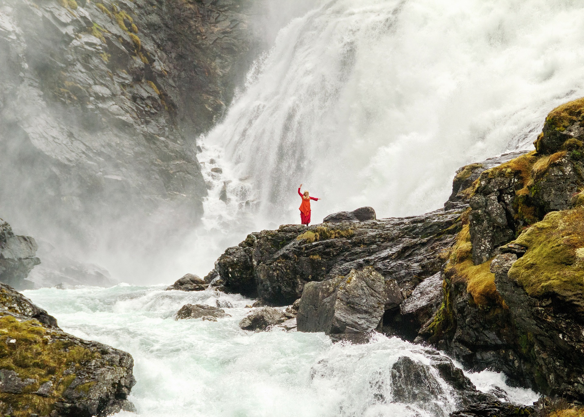 Flam Railway Dancer at Waterfall 