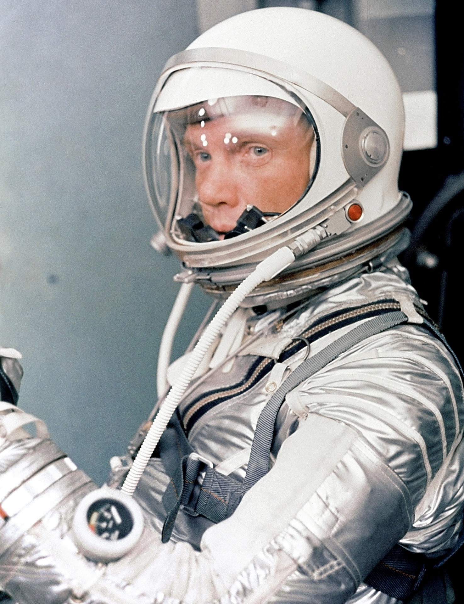 John Glenn in Astronaut Gear