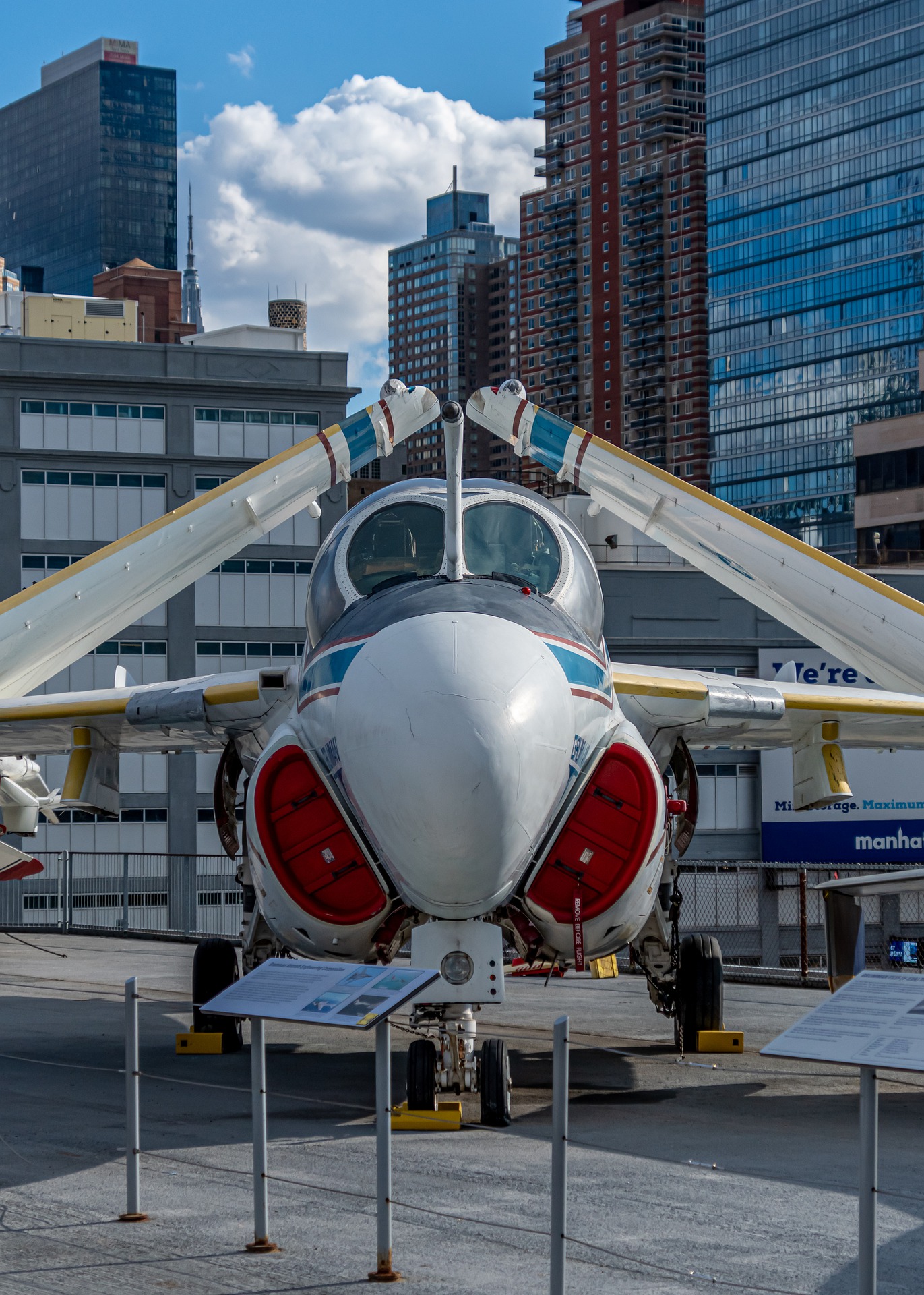 Plane at the USS Intrepid Museum. 